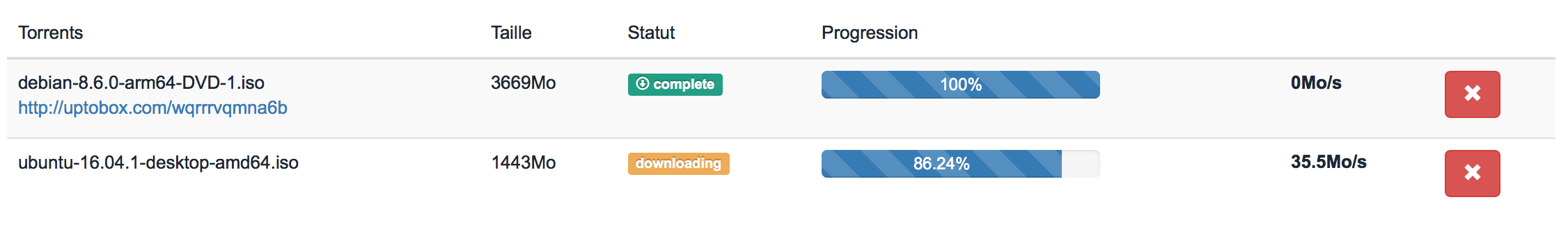 Convertisseur de torrents